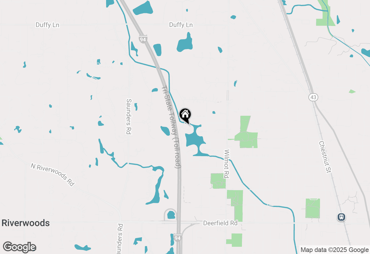 Map of 1385 Montgomery Drive, Deerfield, IL 60015