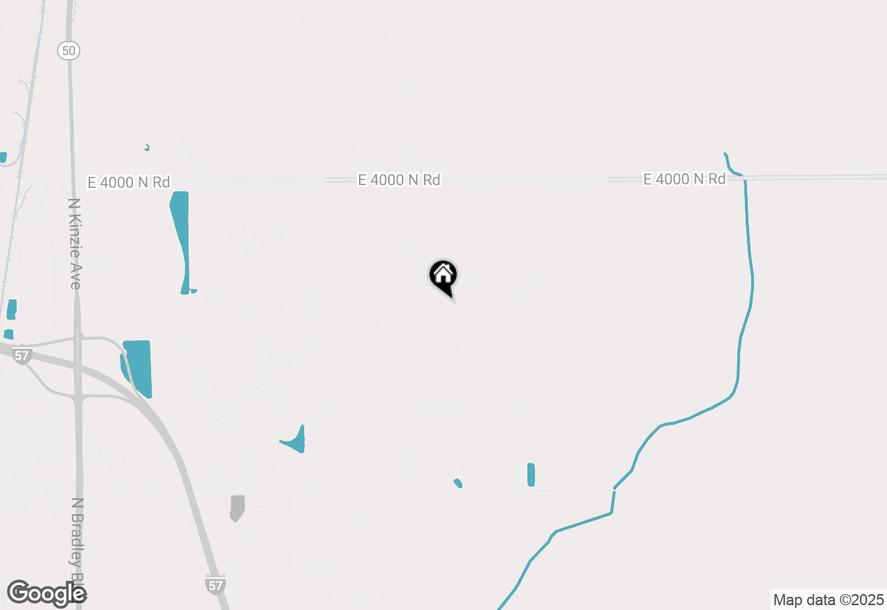 Map of 1692 Campton Drive, Bourbonnais, IL 60914