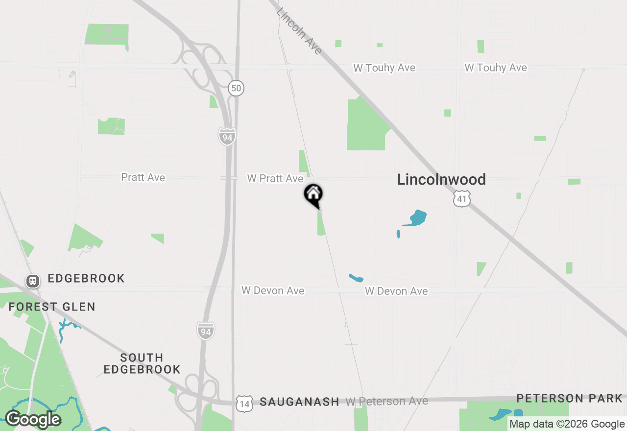 Map of 6642 N Kilbourn Avenue, Lincolnwood, IL 60712