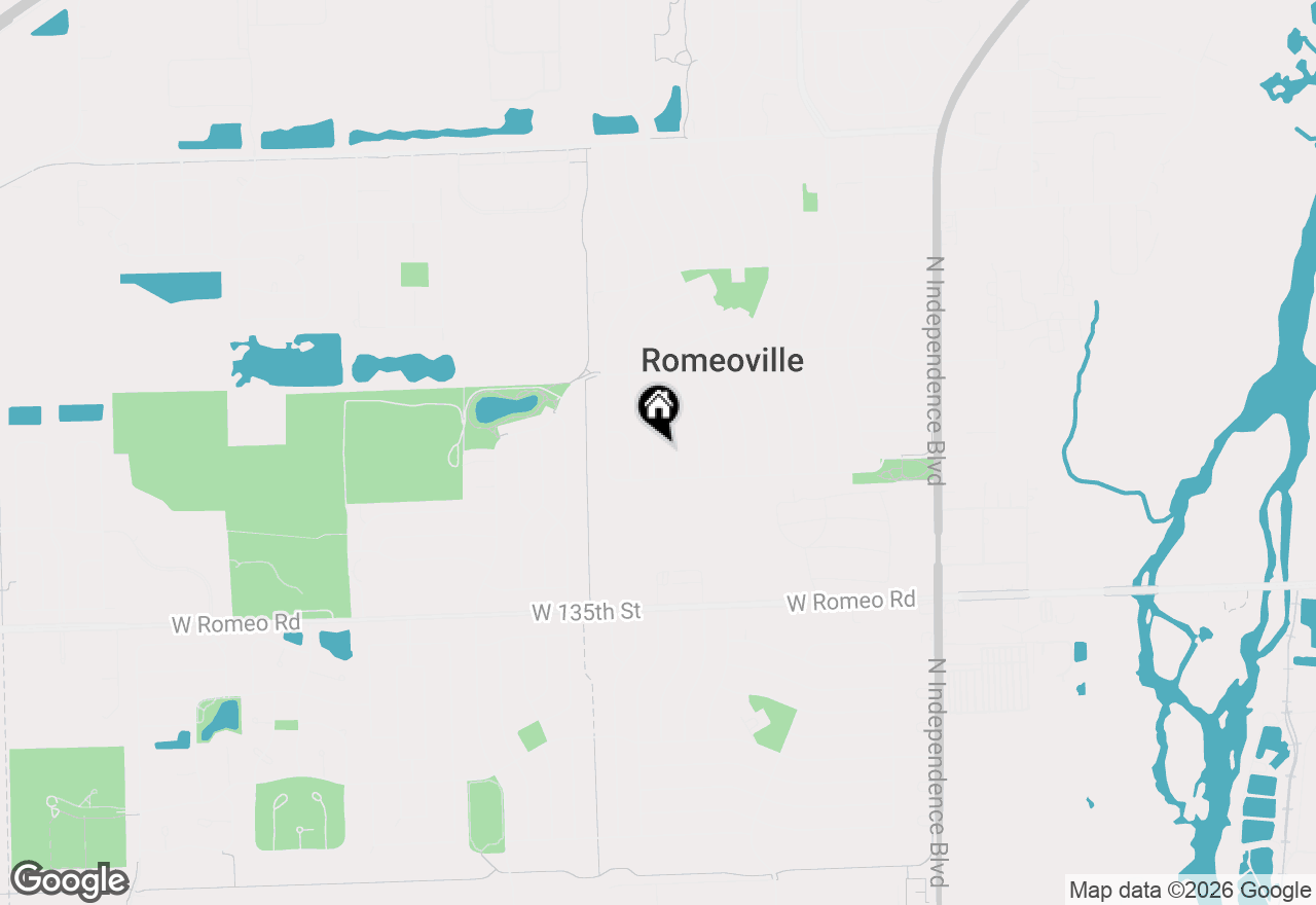 Map of 407 Laurel Avenue, Romeoville, IL 60446