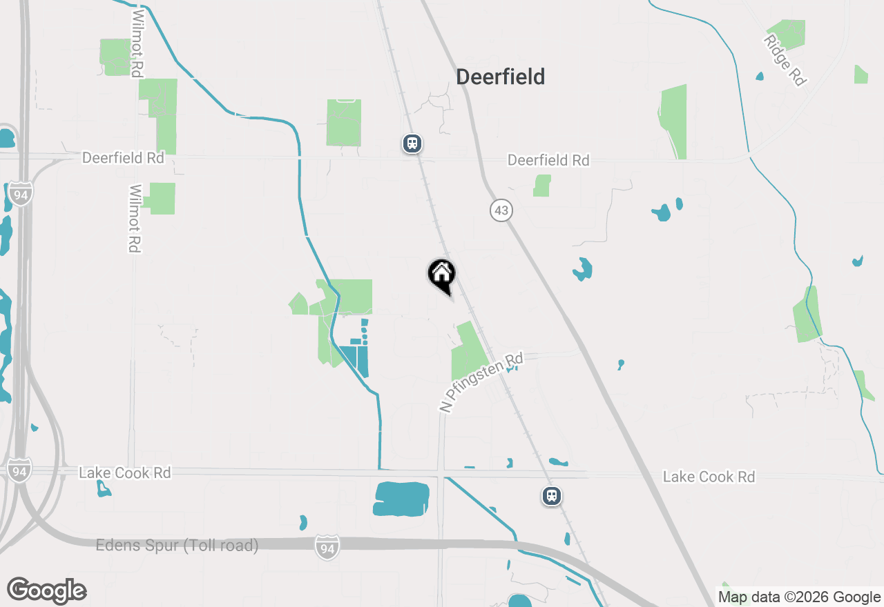 Map of 429 Elm Street #5J, Deerfield, IL 60015