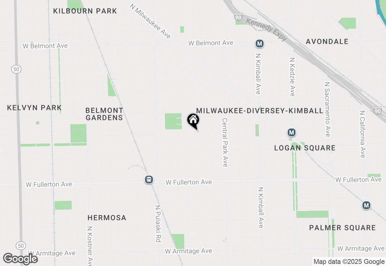 Map of 2649 N Hamlin Avenue, Chicago, IL 60647