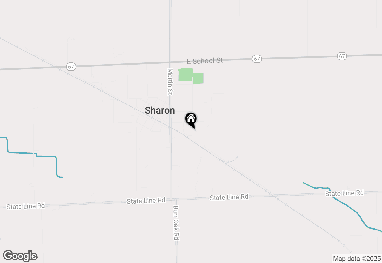 Map of 173 Dougall St, Sharon, WI 53585