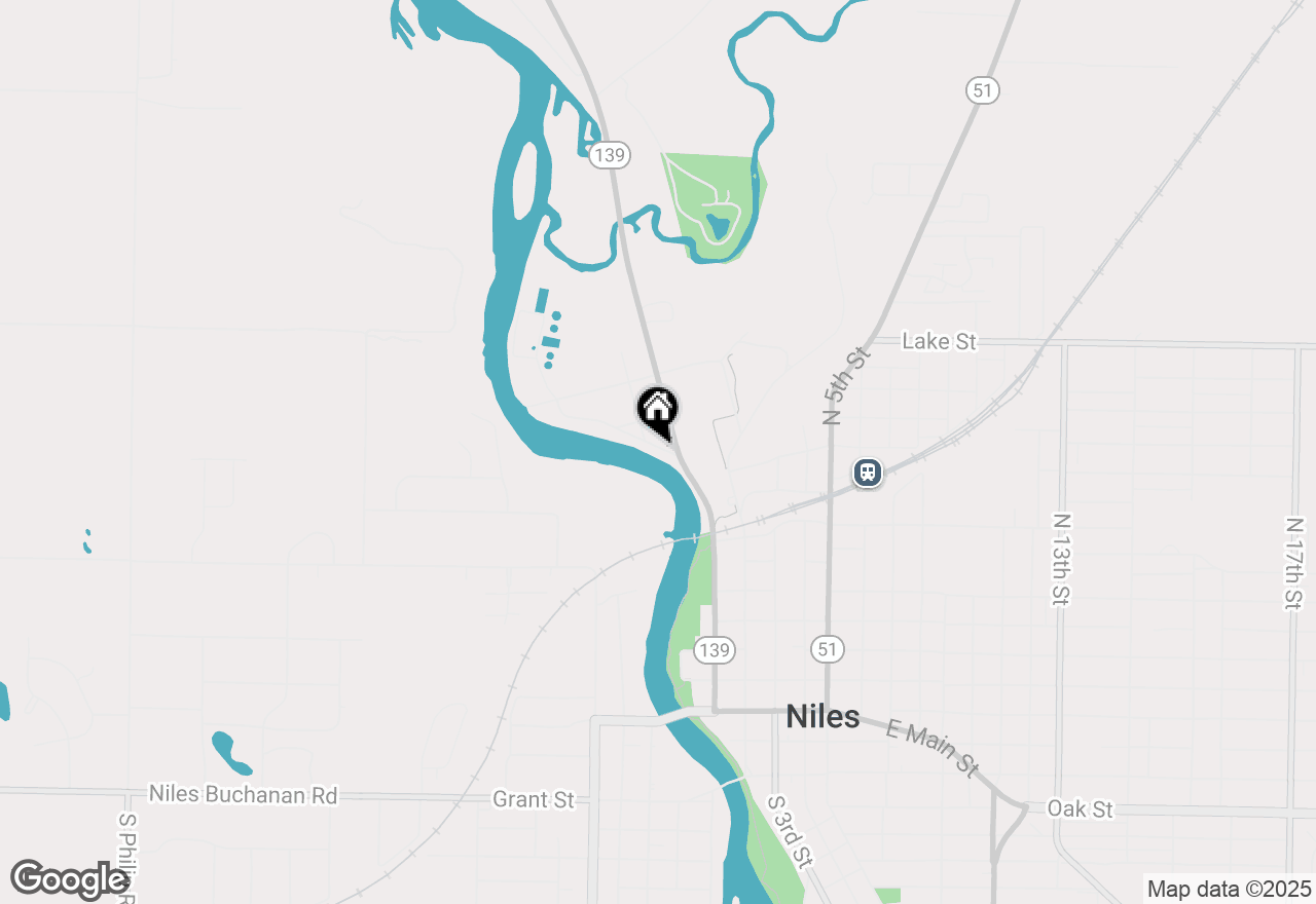 Map of 88 River Street, Niles, MI 49120