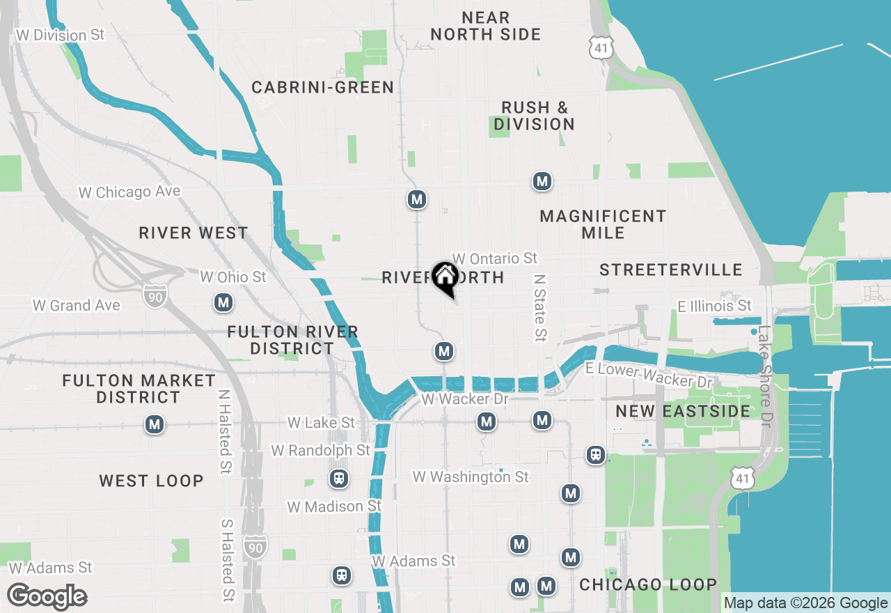 Map of 503 N Wells Street #2, Chicago, IL 60654