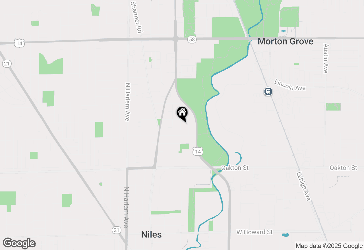 Map of 8239 N New England Avenue, Niles, IL 60714