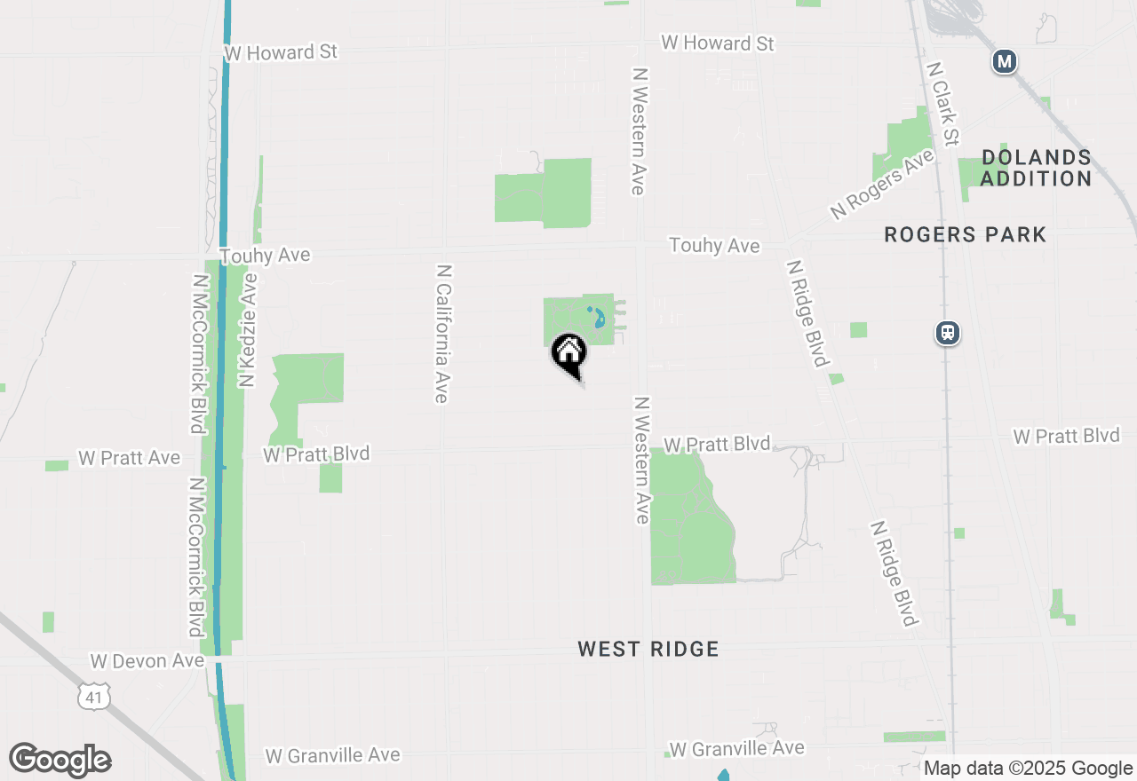 Map of 2530 W Morse Avenue, Chicago, IL 60645