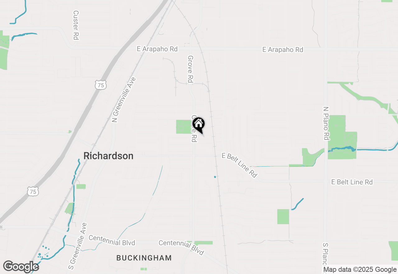 Map of 605 Fairview Drive, Richardson, TX 75081