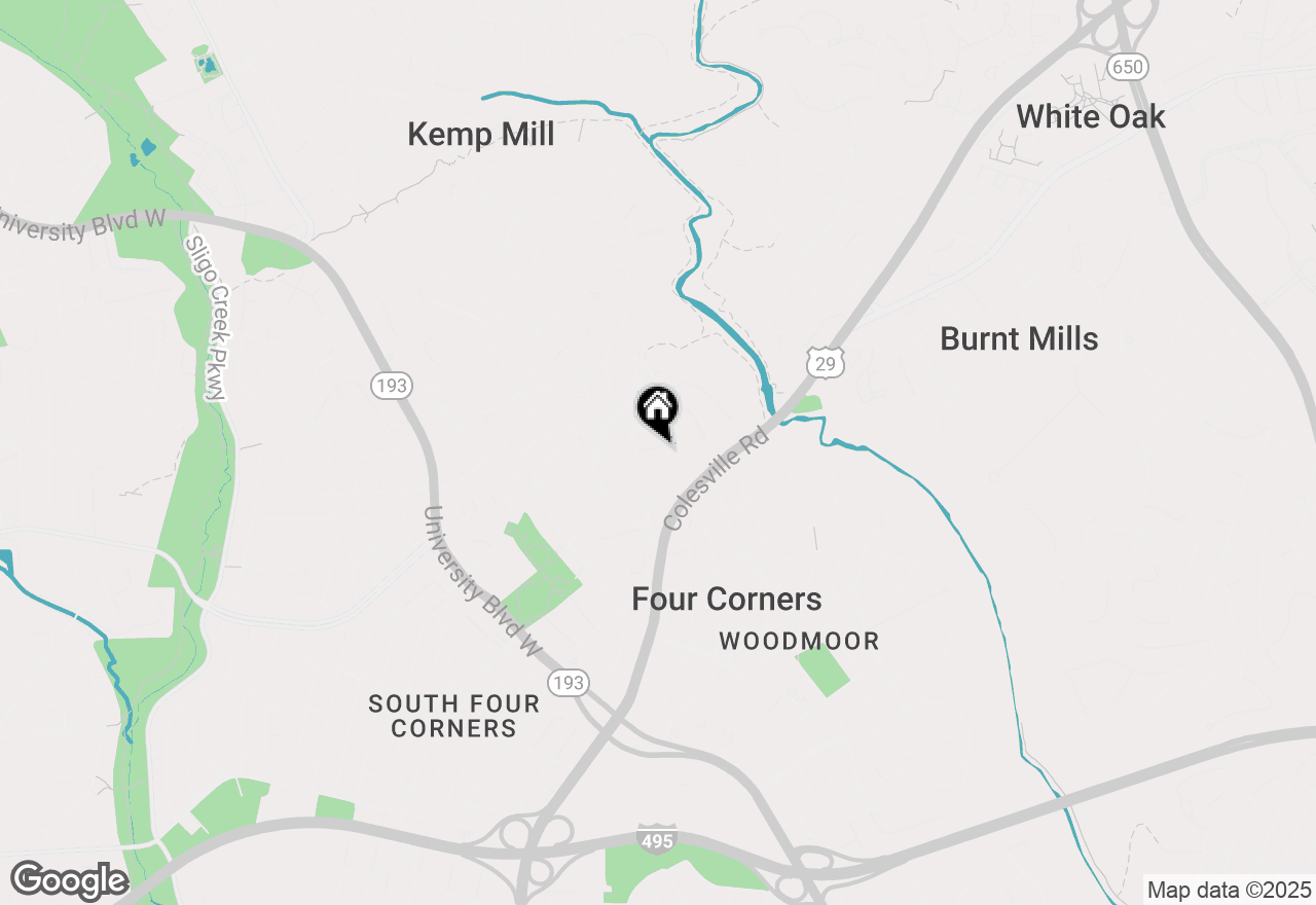 Map of 123 Snowy Owl Drive, Silver Spring, MD 20901