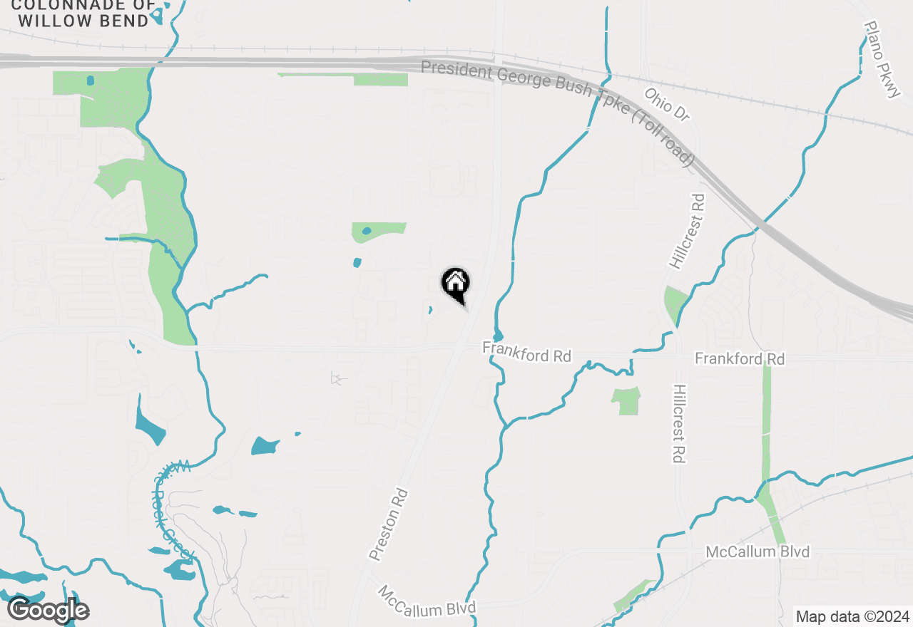 Map of 18111 Preston Road #880-1, Dallas, TX 75252