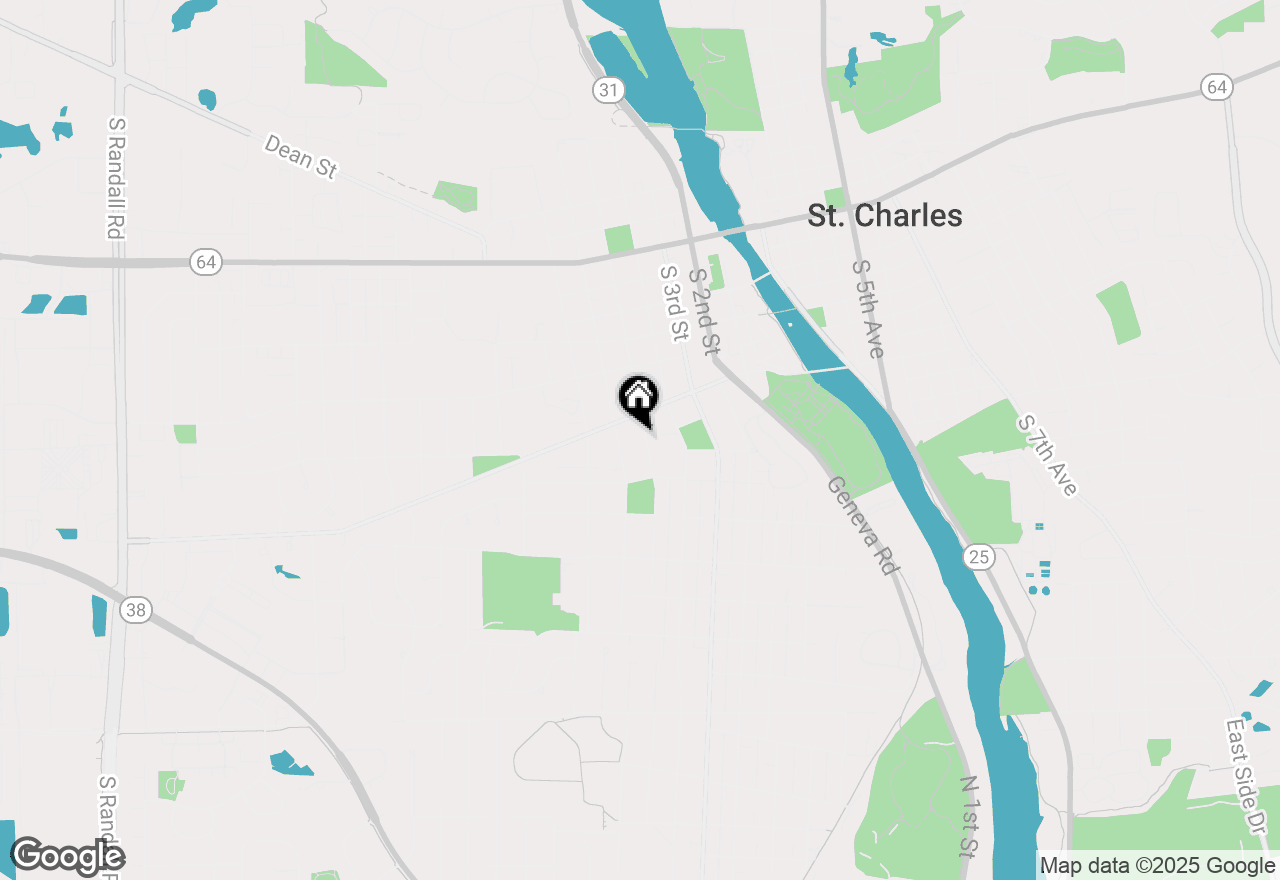 Map of 625 S 5th Street, St. Charles, IL 60174