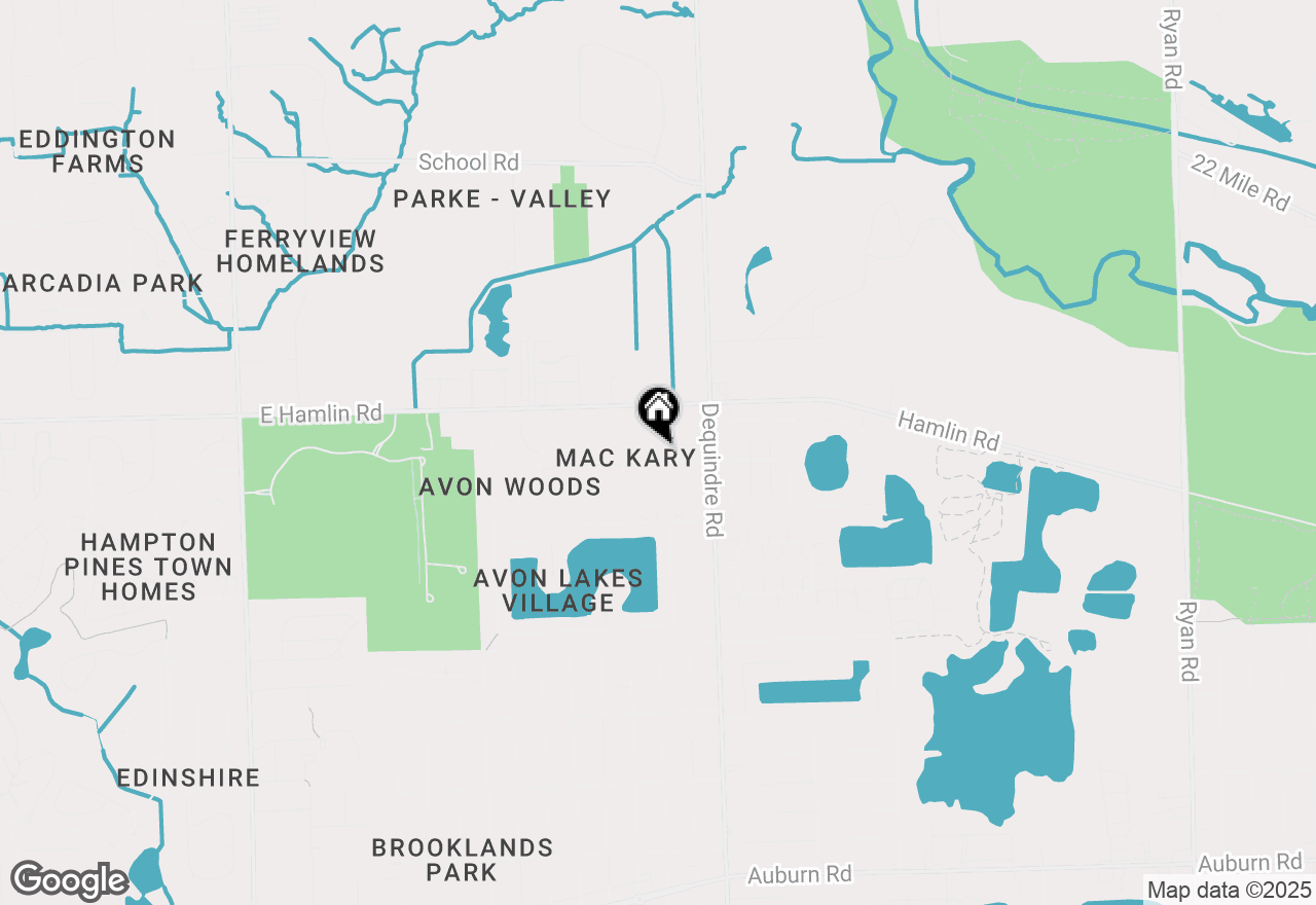 Map of 1875 Willowood Road, Rochester Hills, MI 48307