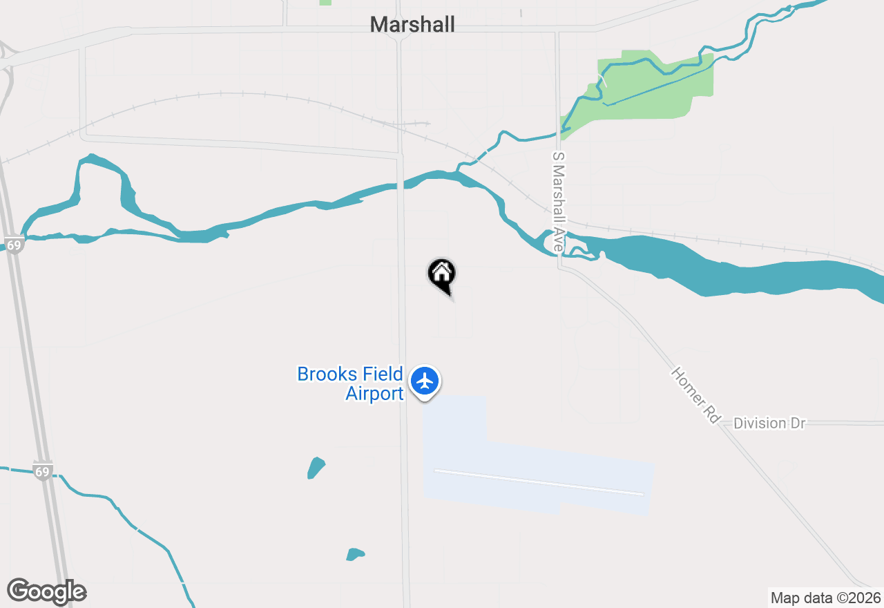 Map of 1037 Rebecca Street #9, Marshall, MI 49068