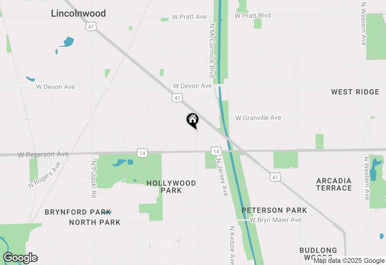 Map of 6106 N Kimball Avenue, Chicago, IL 60659