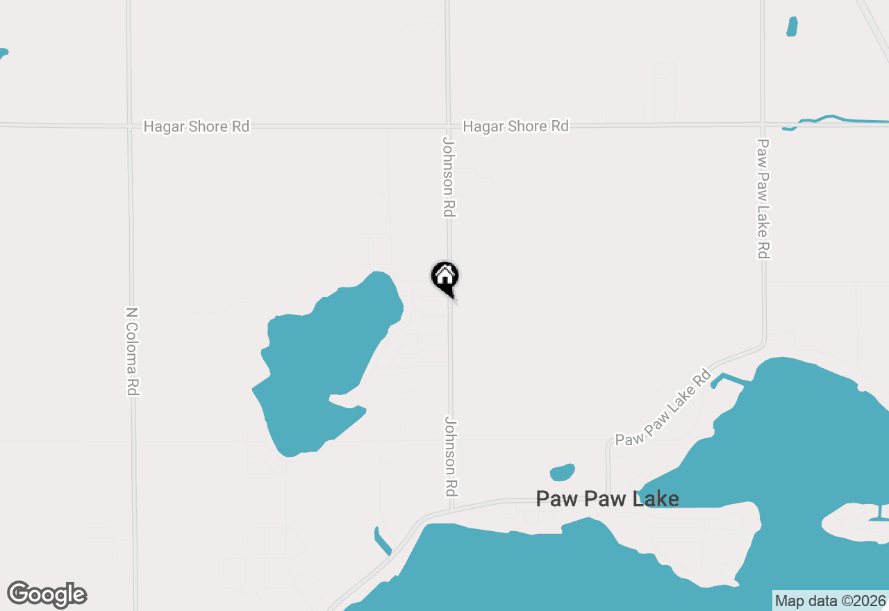 Map of 6040 Johnson Road, Coloma, MI 49038