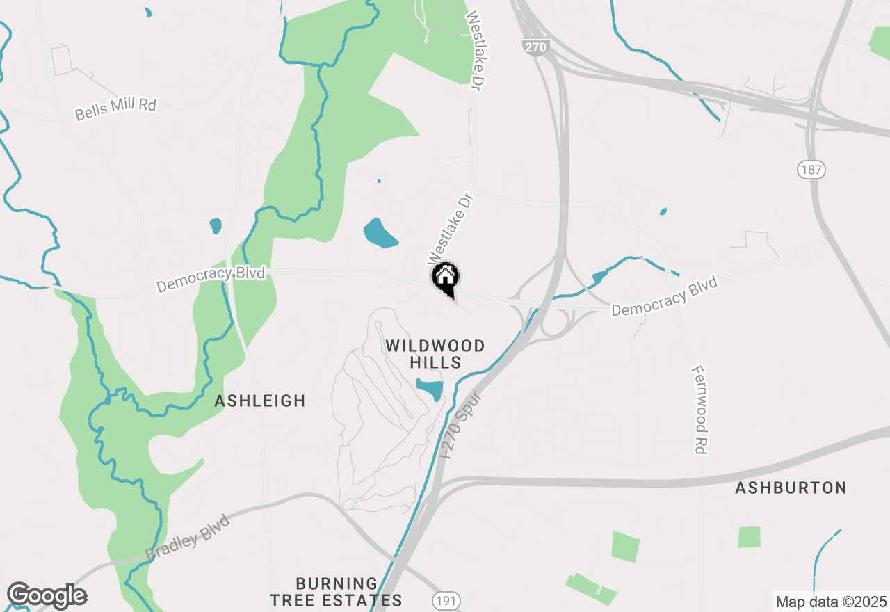 Map of 7206 Taveshire Way, Bethesda, MD 20817