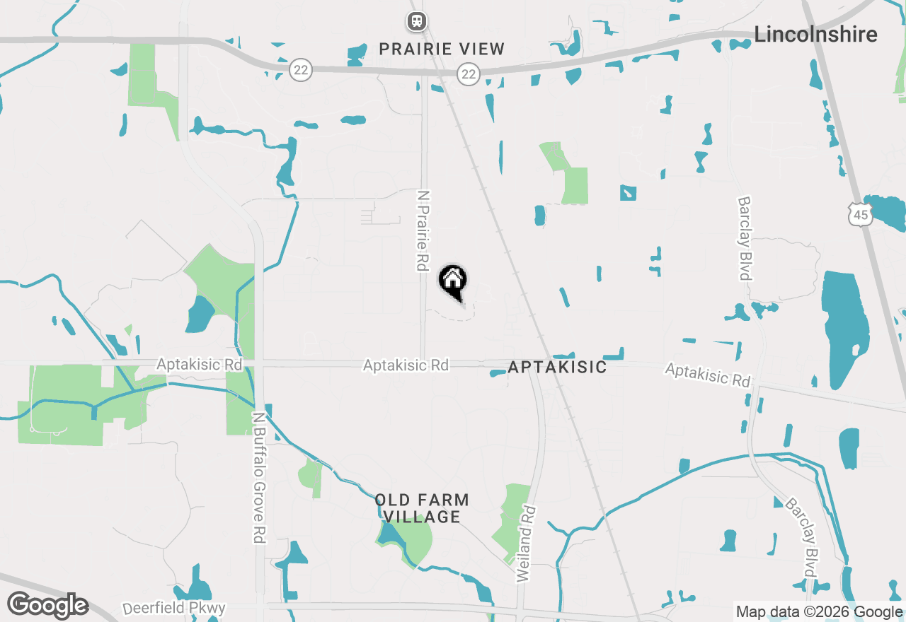 Map of 2248 Avalon Drive, Buffalo Grove, IL 60089
