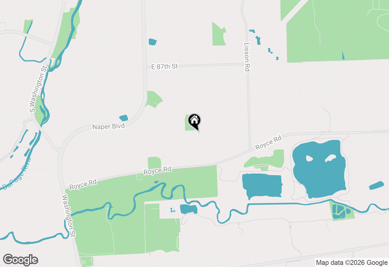 Map of 1028 Caroline Court, Naperville, IL 60565