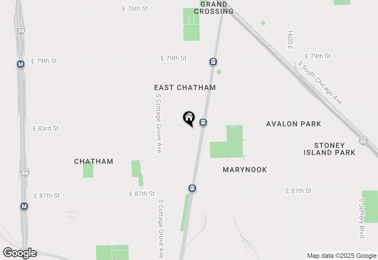 Map of 8315 S Ingleside Avenue, Chicago, IL 60619