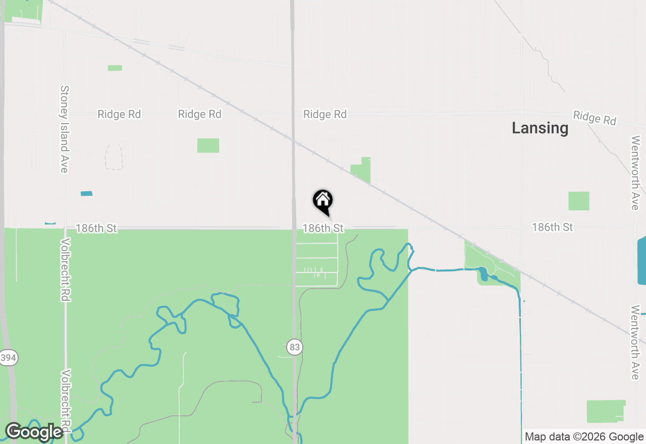 Map of 2440 186th Street #H3, Lansing, IL 60438