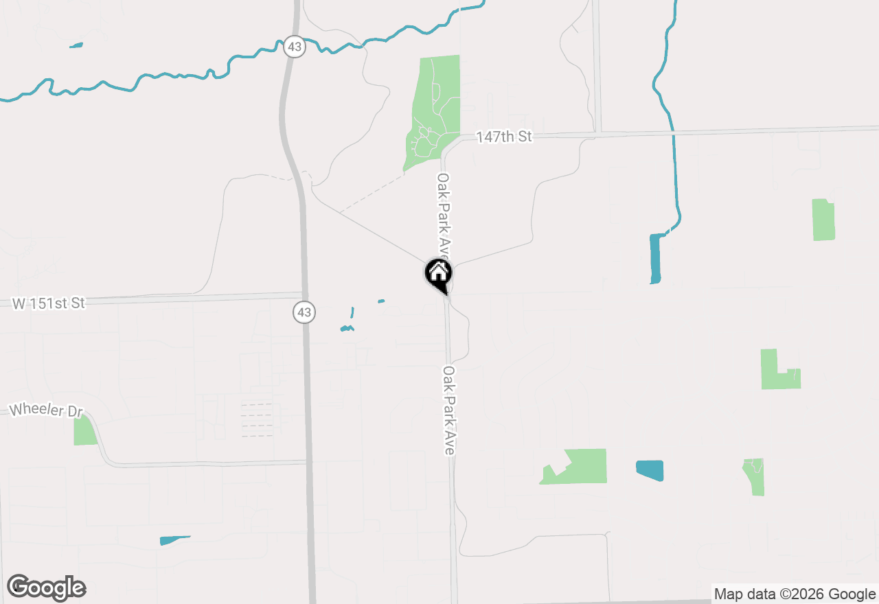 Map of 6820 W Winding Trail #204, Oak Forest, IL 60452