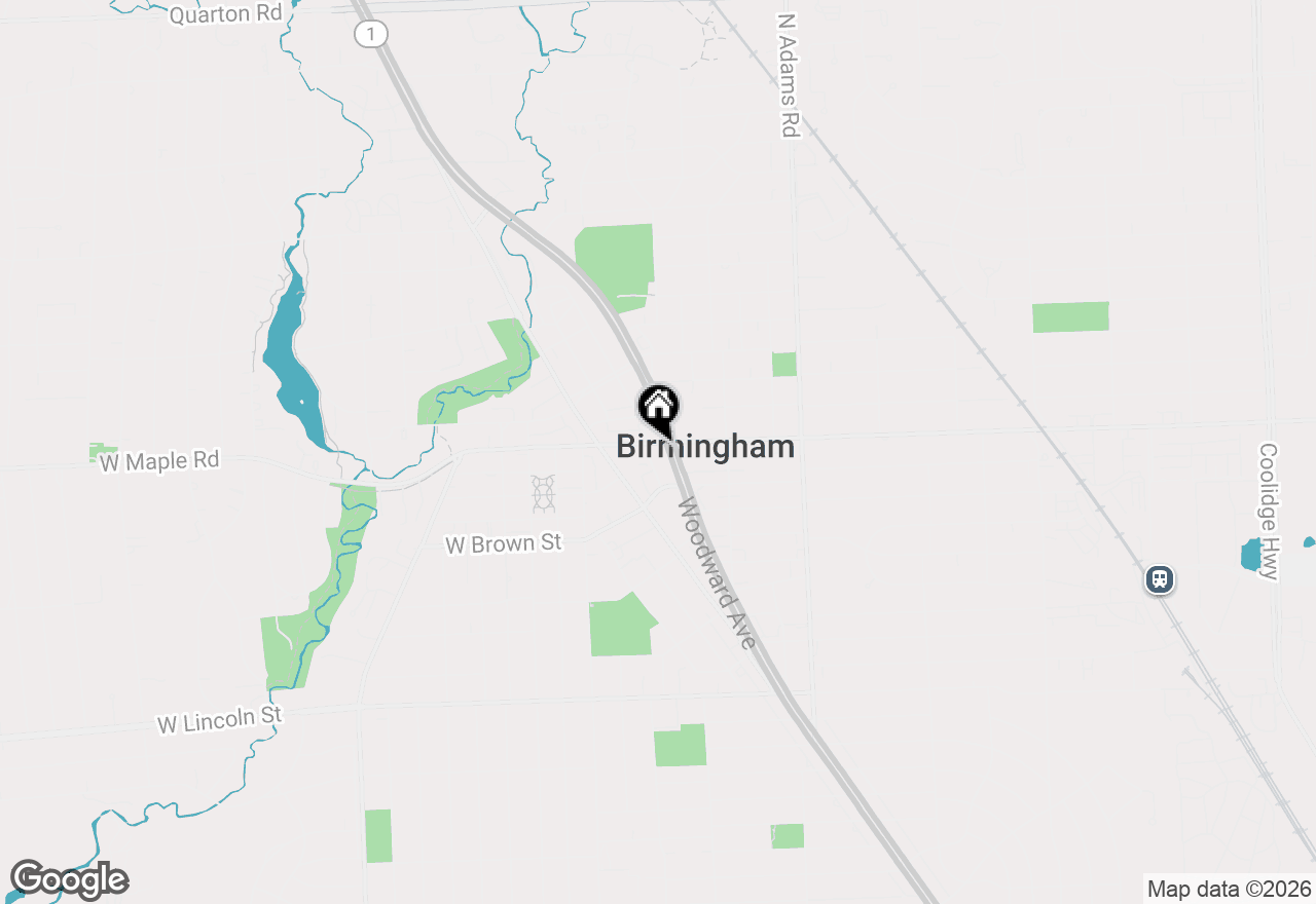 Map of 34977 Woodward Avenue, Birmingham, MI 48009