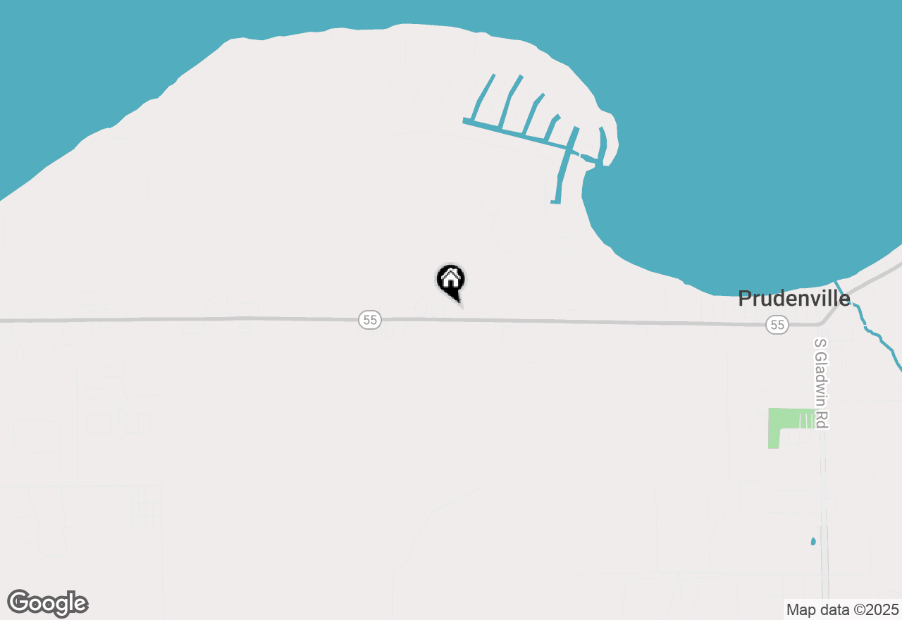Map of 1856 W Houghton Lake Drive, Prudenville, MI 48651