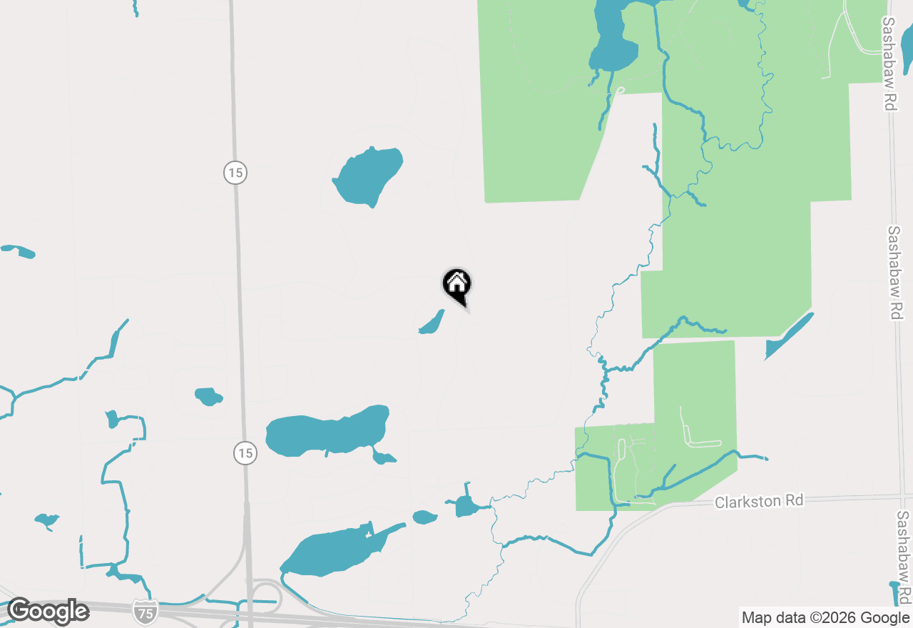 Map of 8265 Deerwood Road, Clarkston, MI 48348