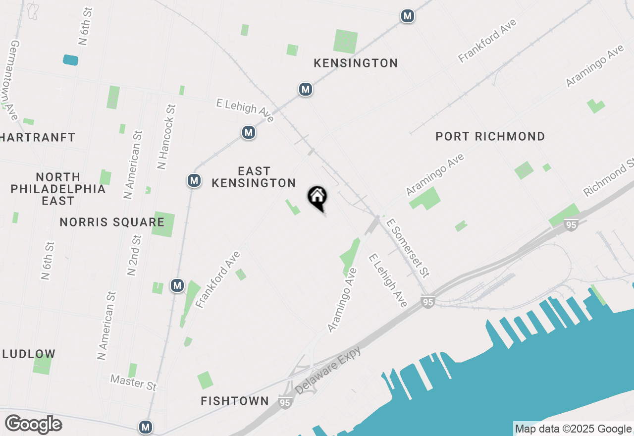 Map of 2621 Sepviva Street, Philadelphia, PA 19125