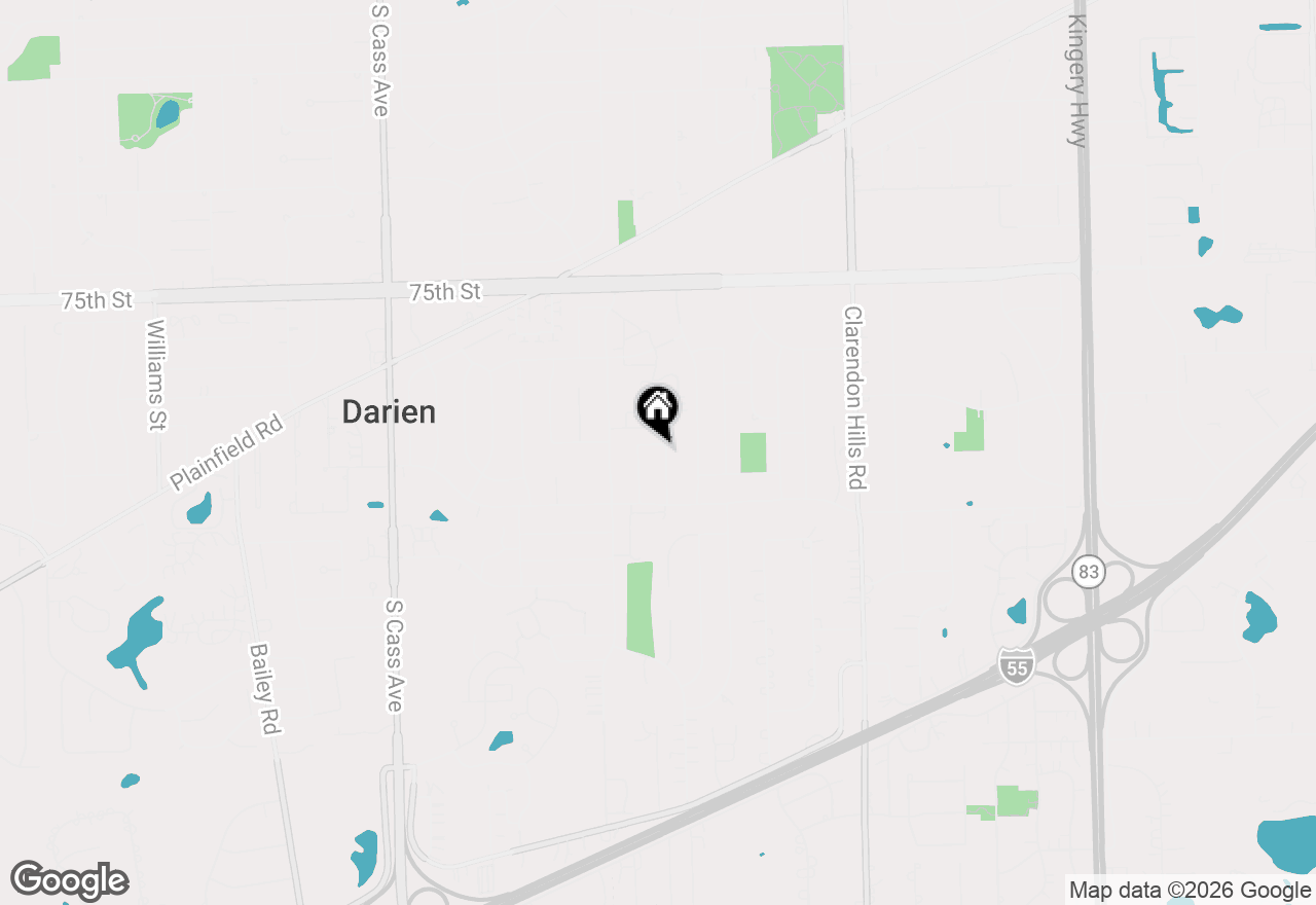 Map of 7800 Dorchester Lane, Darien, IL 60561