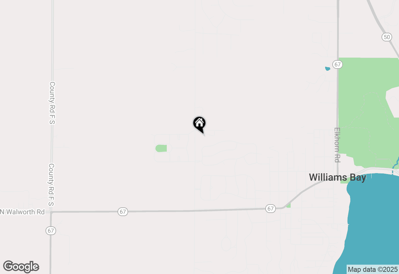 Map of 205 Theatre Rd, Williams Bay, WI 53191