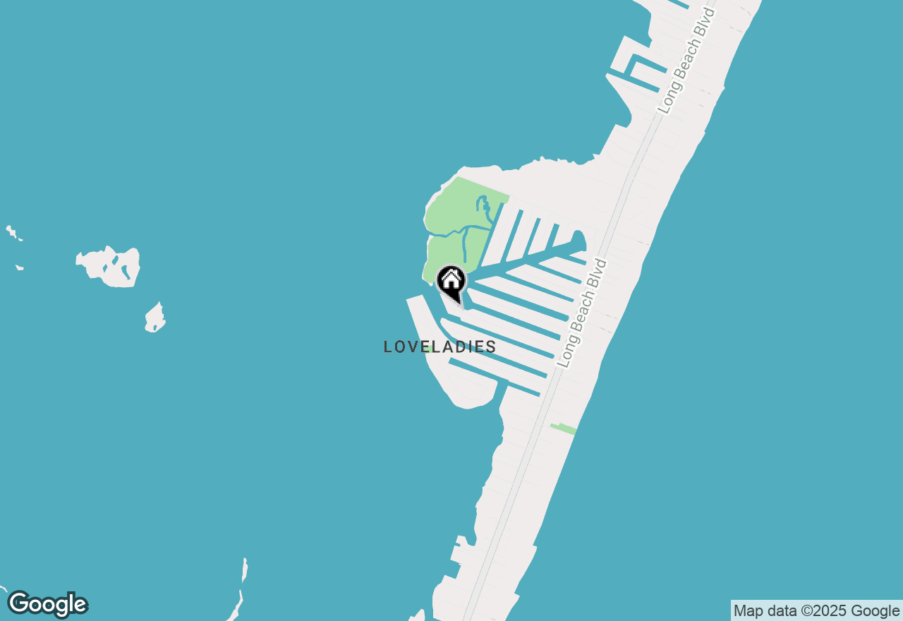 Map of 166 Marina Blvd, Long Beach Township, NJ 08008