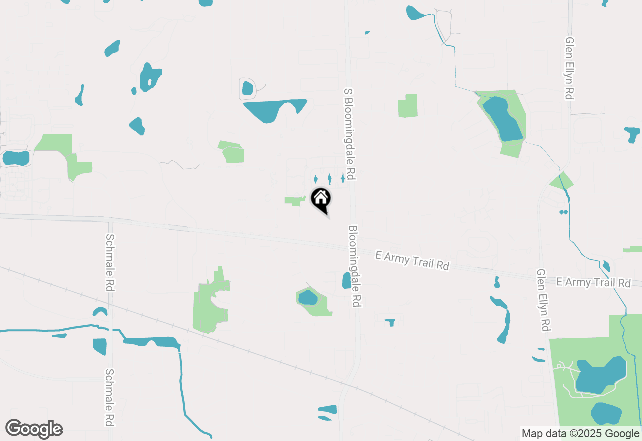 Map of 2165 Lake Ridge Drive, Glendale Heights, IL 60139