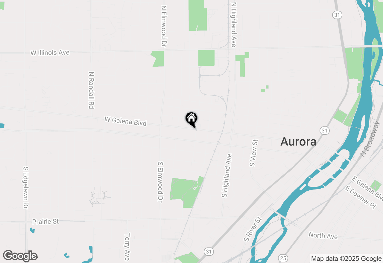Map of 810 W Galena Boulevard, Aurora, IL 60506