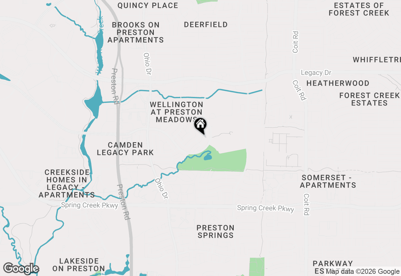 Map of 6740 Magnum Drive, Plano, TX 75024
