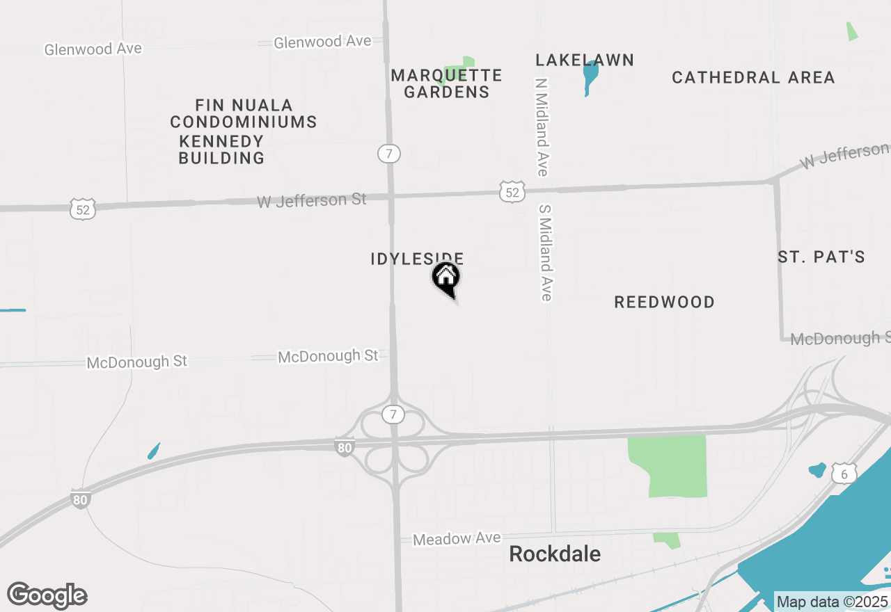 Map of 223 S Margaret Street, Joliet, IL 60436