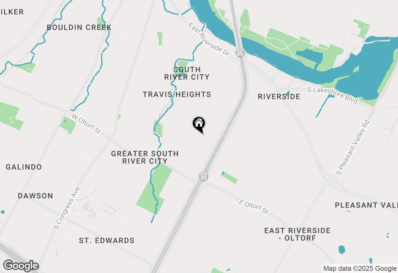 Map of 1118 Mariposa Dr, Austin, TX 78704