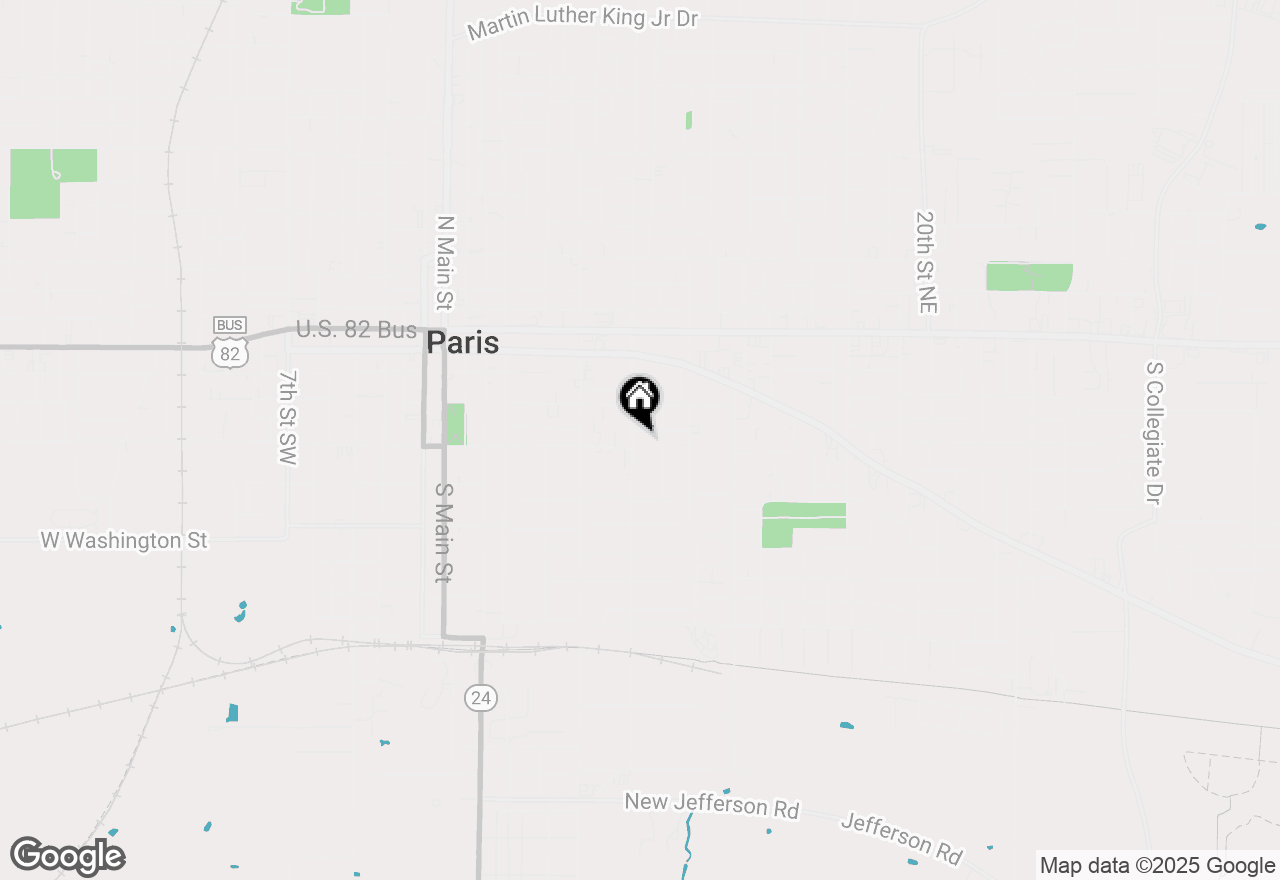 Map of 421 8th Street Se, Paris, TX 75460