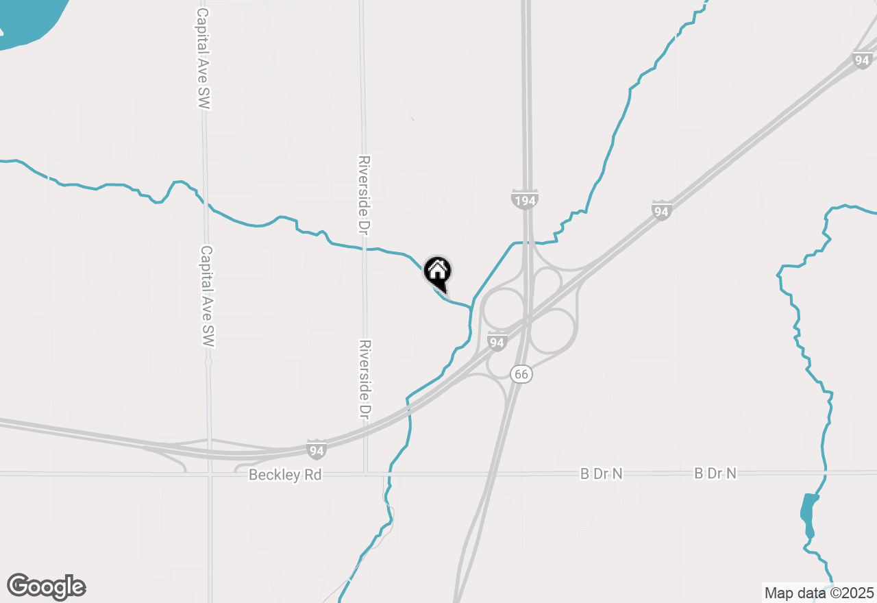 Map of 485 E Hamilton Lane, Battle Creek, MI 49015