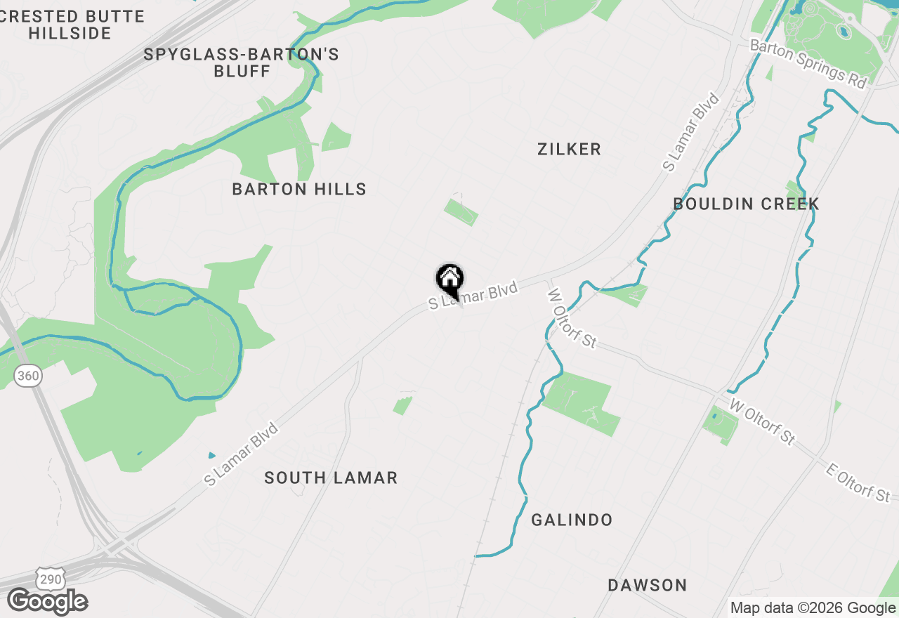 Map of 2323 S Lamar Blvd #204, Austin, TX 78704