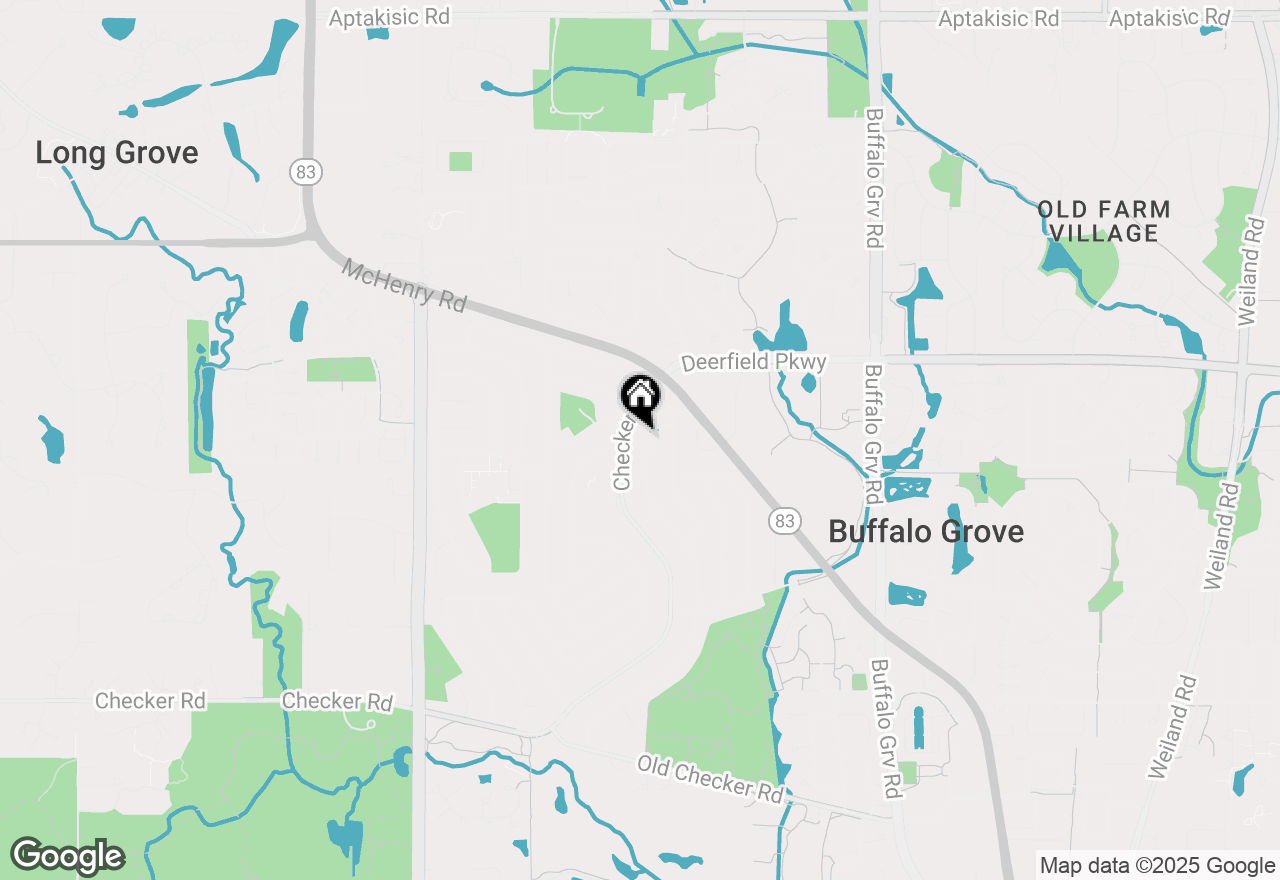 Map of 851 Silver Rock Lane, Buffalo Grove, IL 60089