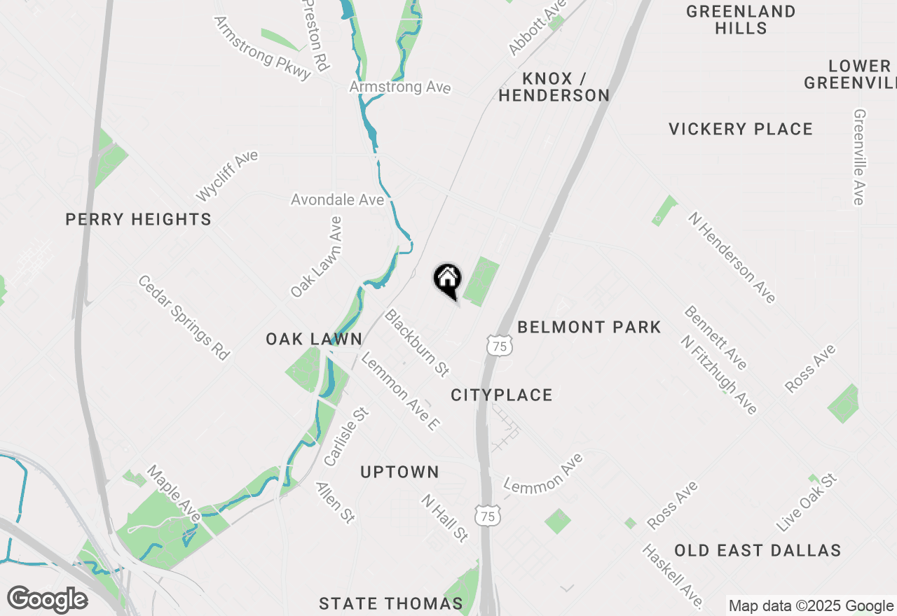 Map of 3923 Cole Avenue #203, Dallas, TX 75204