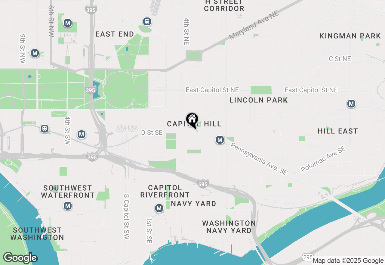 Map of 311 5th Street Se, Washington, DC 20003