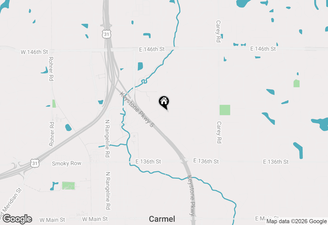 Map of 14166 Matt Street, Carmel, IN 46033