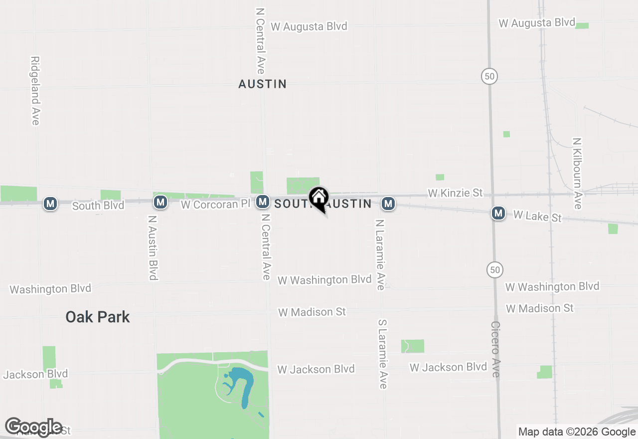 Map of 314 N Long Avenue, Chicago, IL 60644