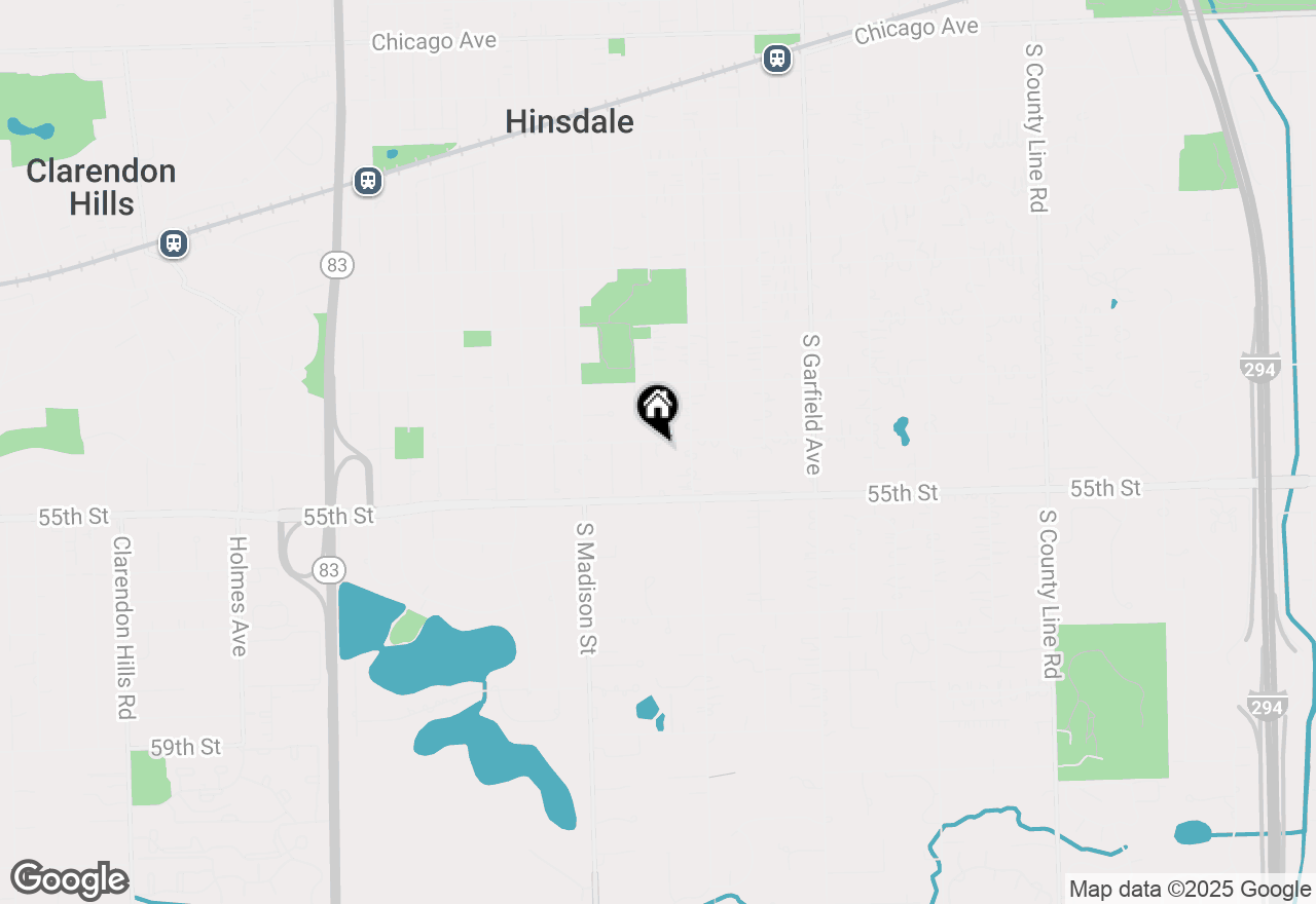 Map of 226 W 9th Street, Hinsdale, IL 60521