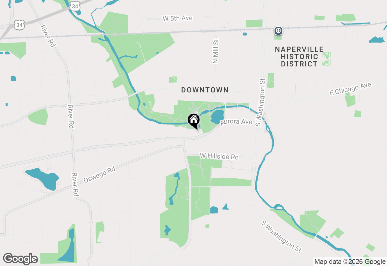 Map of 509 Aurora Avenue #220, Naperville, IL 60540