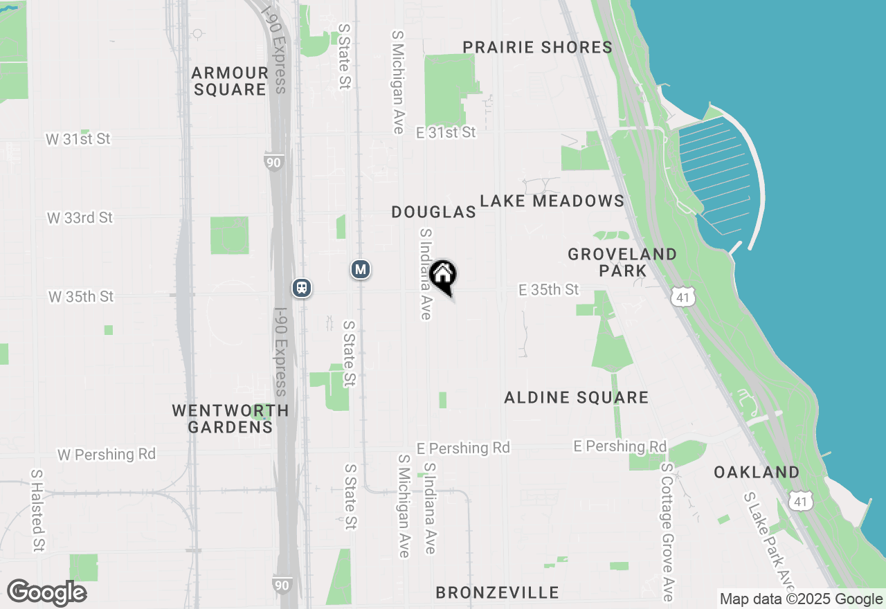 Map of 3520 S Prairie Avenue, Chicago, IL 60653