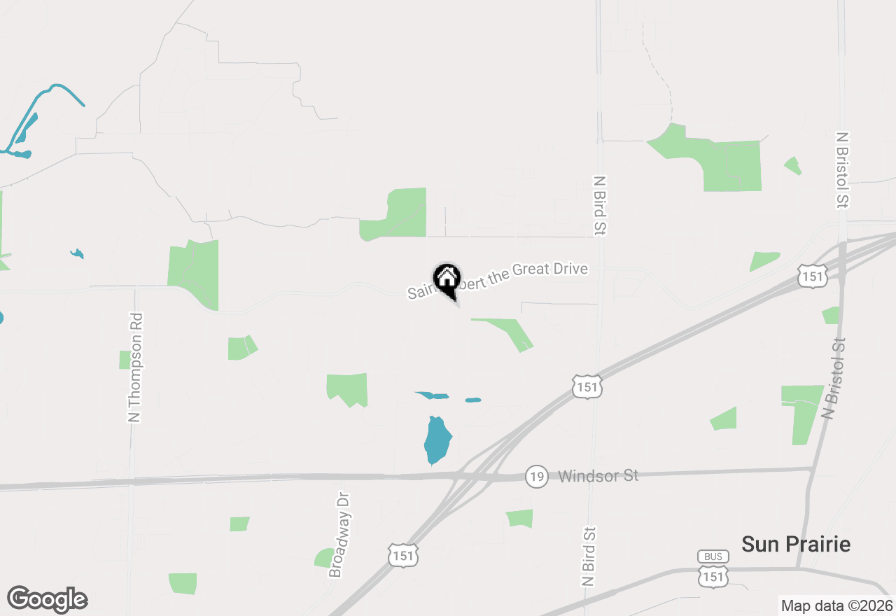 Map of 1074 Jerico Lane, Sun Prairie, WI 53590