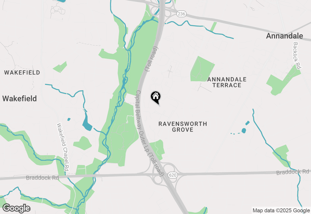 Map of 4939 Americana Drive #106, Annandale, VA 22003